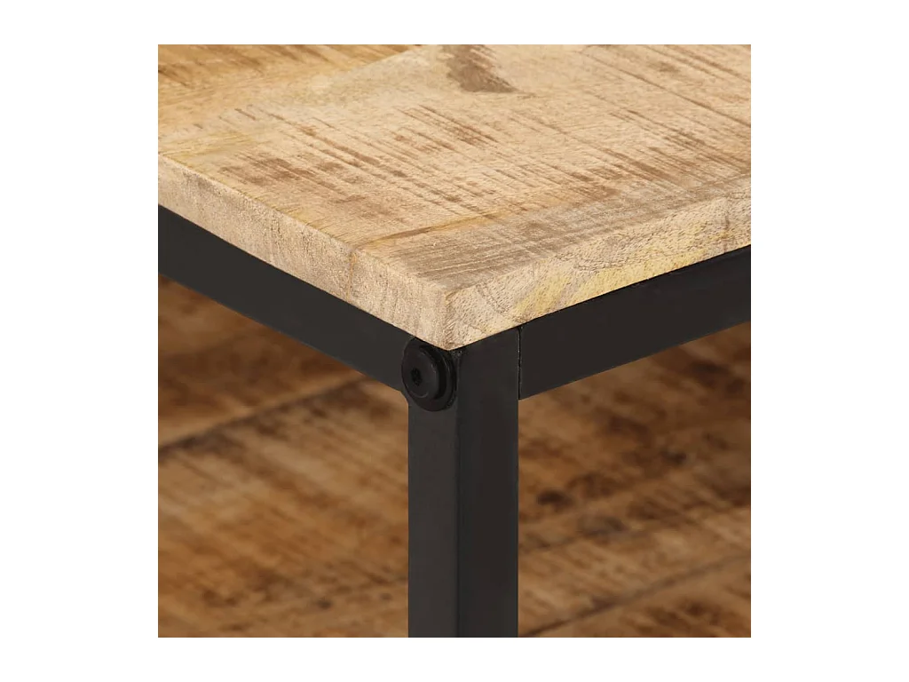 Mesa de centro 100x50x35 cm madeira de mangueira áspera maciça PT768785