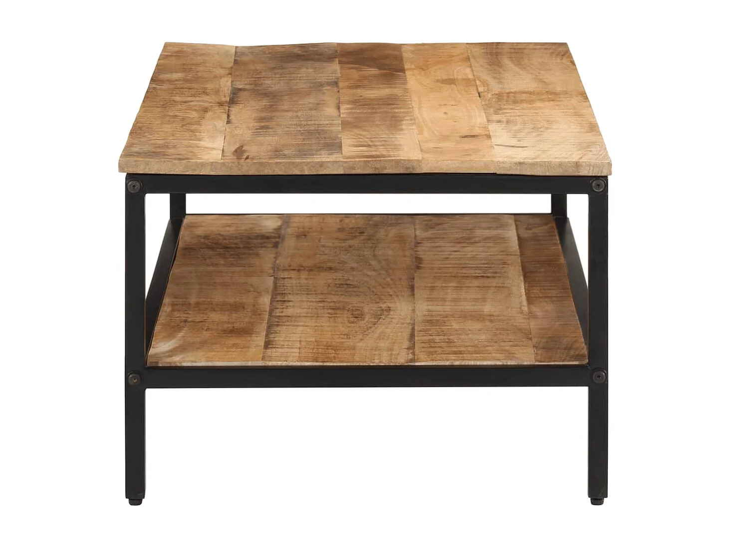 Table basse 100x50x35 cm bois de manguier massif brut FR490111