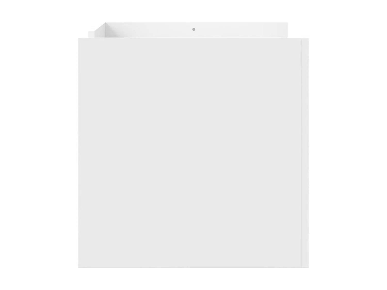 Mesa de centro madera de ingeniería blanca 80x50x50 cm ES104816