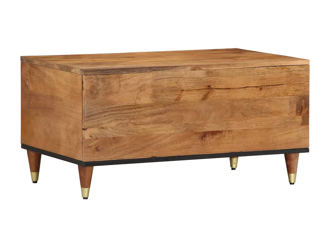 Table basse 80x50x40 cm bois de manguier massif FR680657