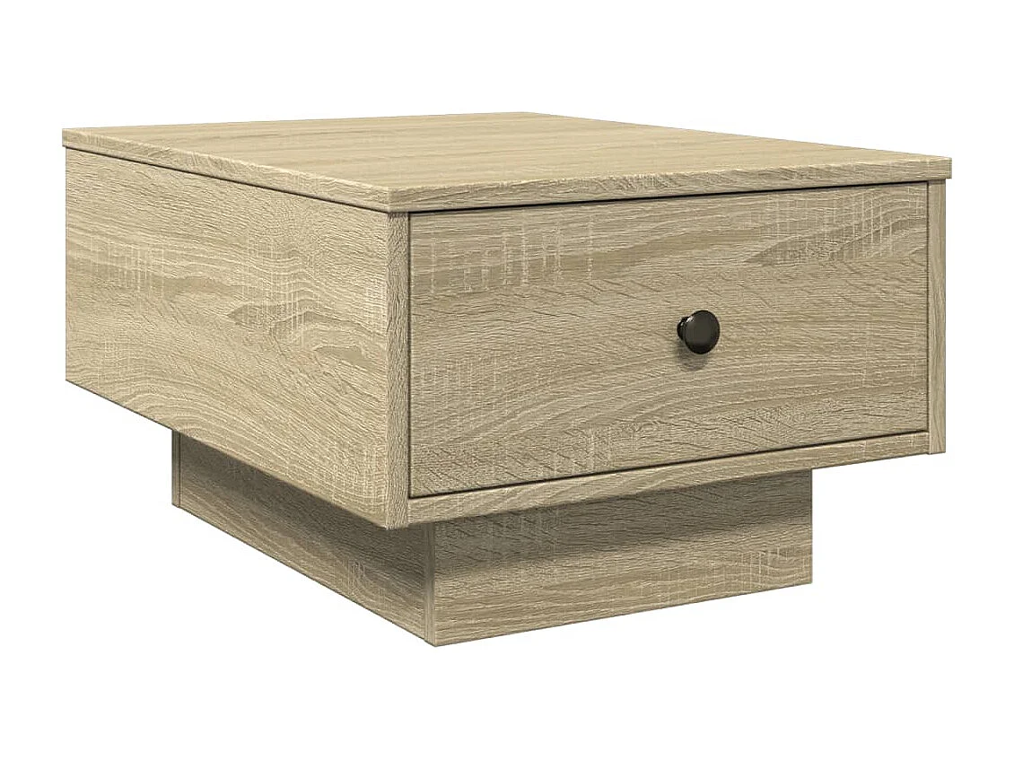 Table basse chêne sonoma 60x45x31 cm bois d'ingénierie FR841834