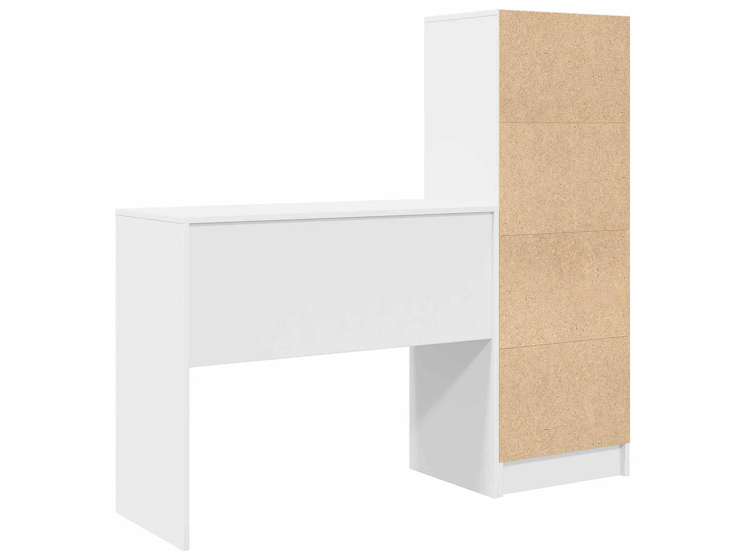 Escritorio con cajón con estante con almacenamiento 2 pcs