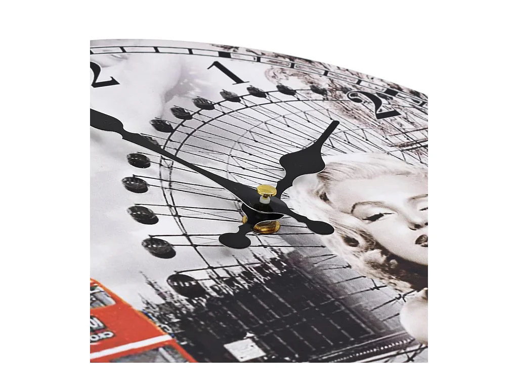 Horloge murale vintage Marilyn Monroe 30 cm FR937590
