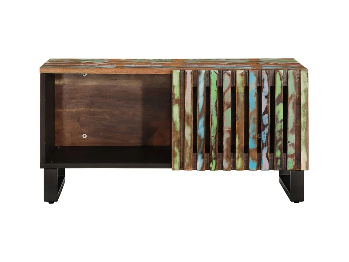 Mesa de centro madera maciza de acacia 80x51x40 cm ES717519