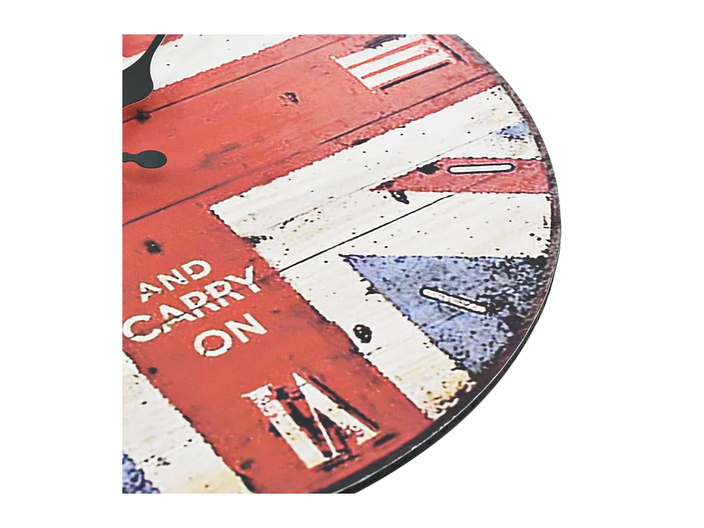 Horloge murale vintage Royaume-Uni 30 cm FR348433