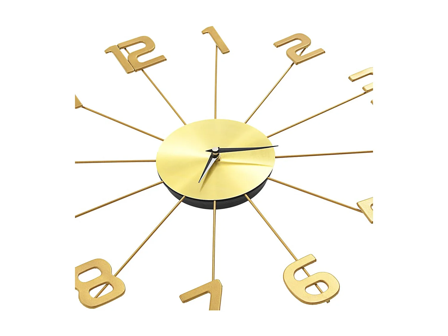 Horloge murale Métal 50 cm Doré FR976288