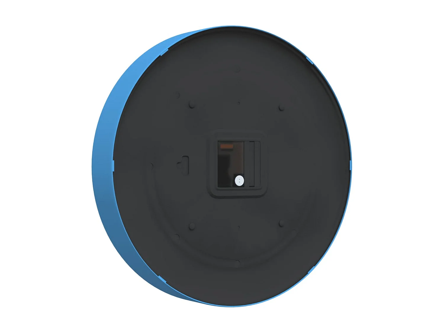 Horloge murale bleu Ø25,5 cm polystyrène et verre FR644758