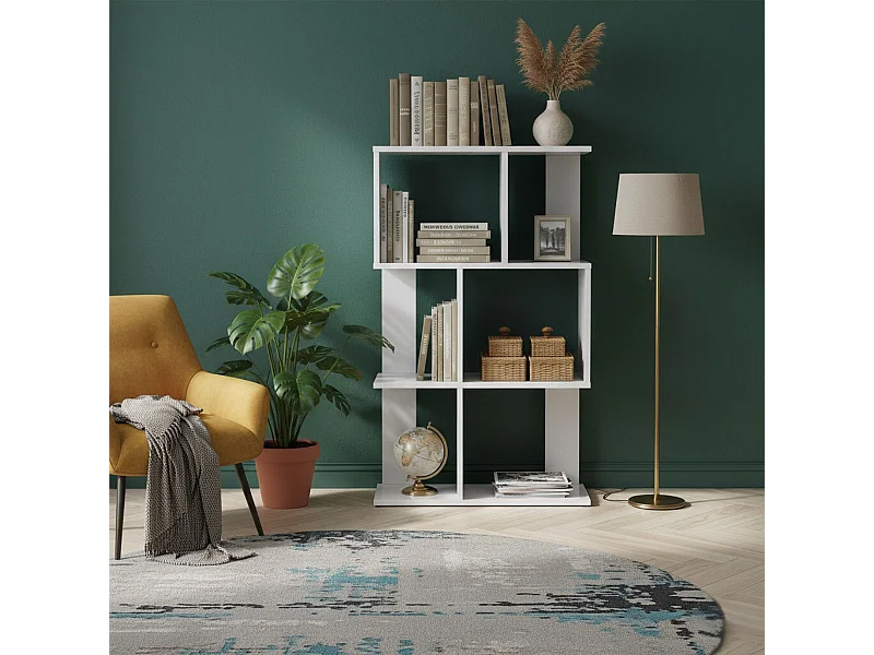 Estantería Desigual Basik Line 3 niveles blanco 101x60x24 cm