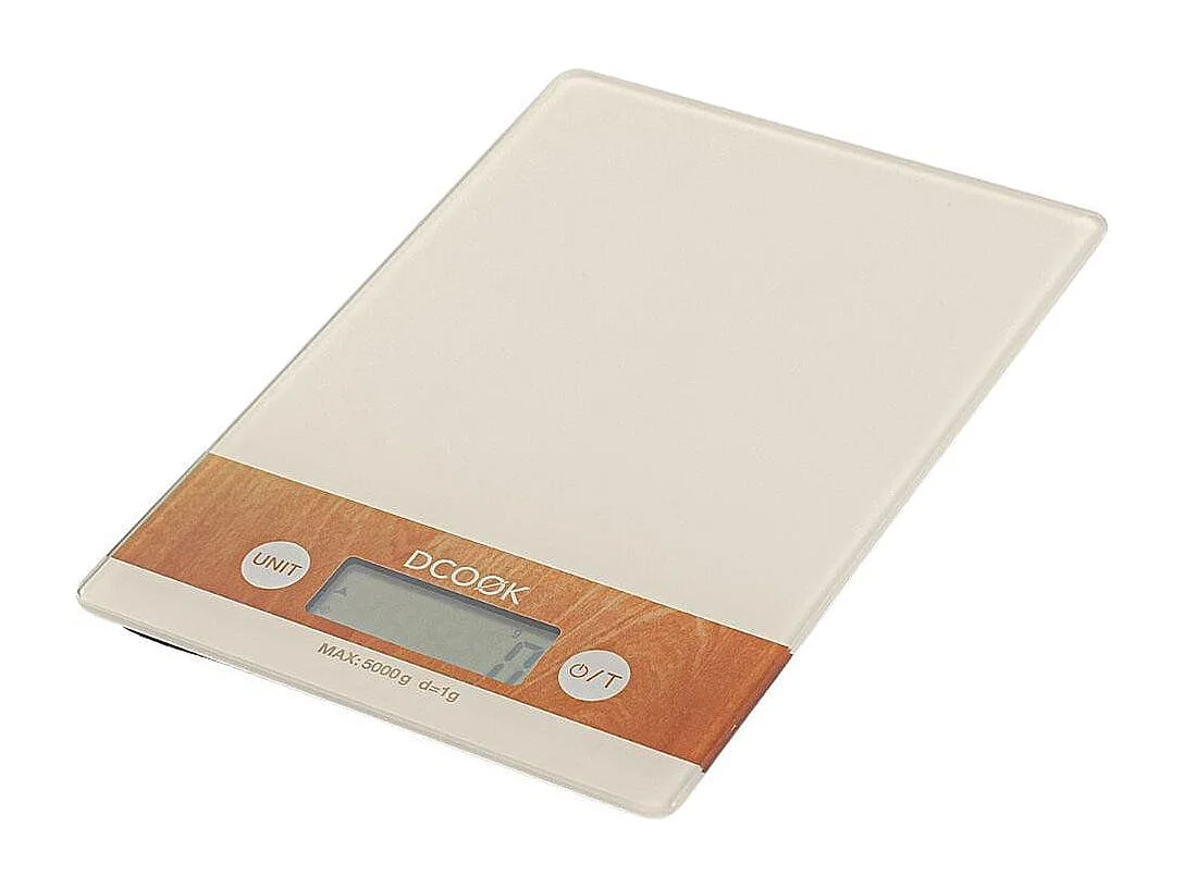 Báscula de cocina Baltic Dcook pantalla LCD 5kg beige