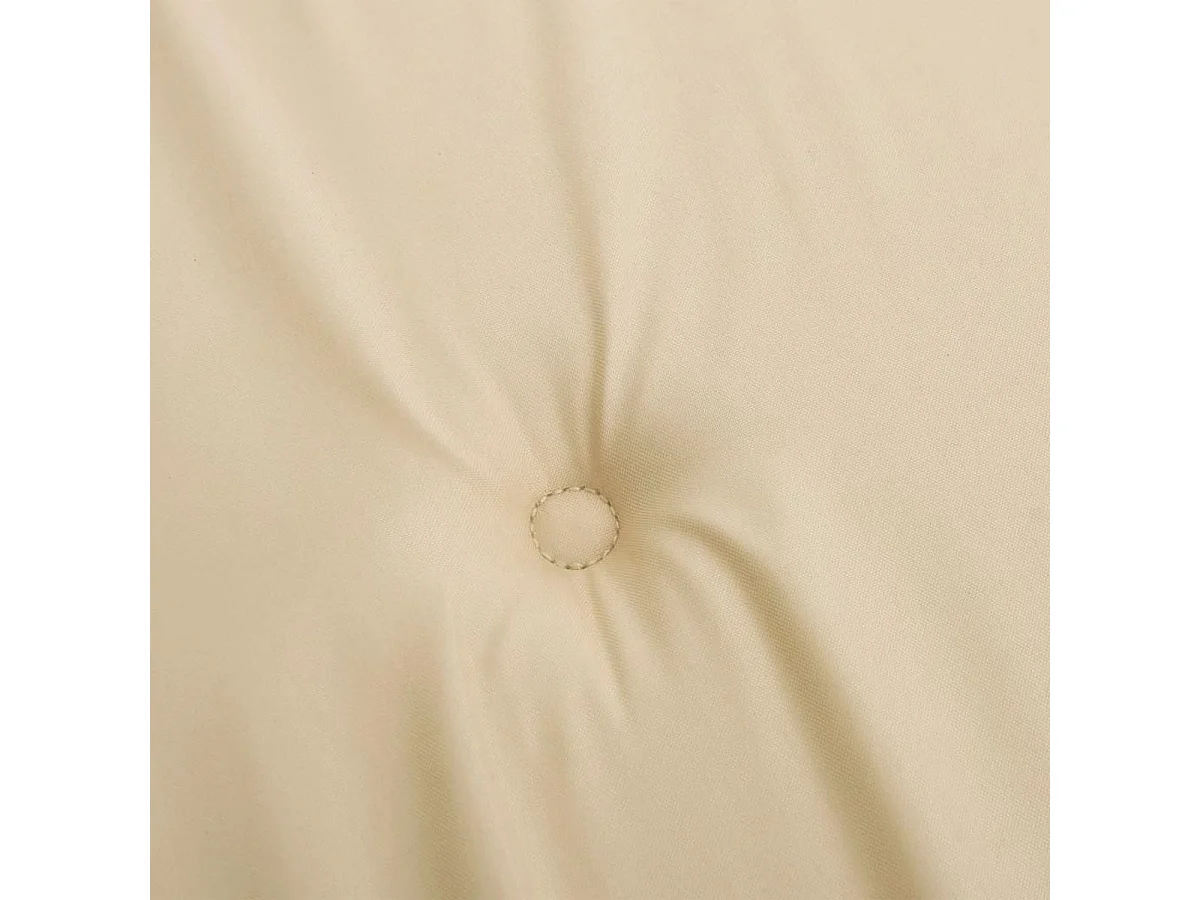 Pack de 2 cojines para silla con respaldo alto beige 70x50x50 cm