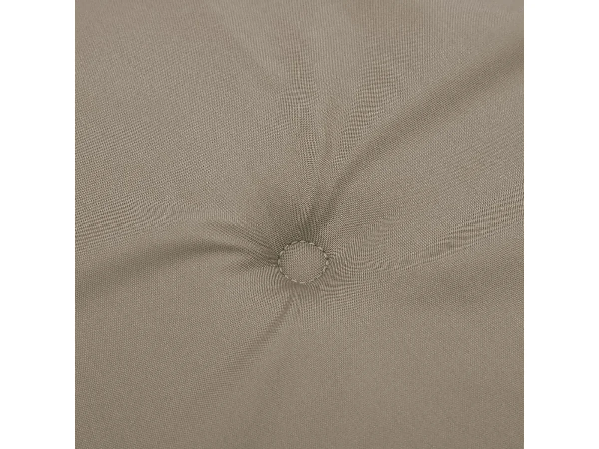 Pack de 2 cojines para silla con respaldo alto taupé 70x50x50 cm