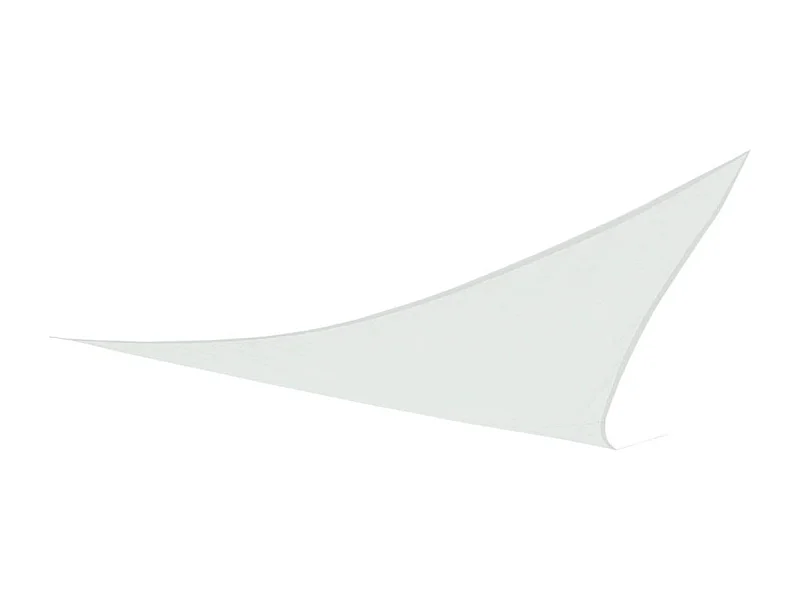 Toldo vela de sombreo Aktive Garden poliéster blanco 5x5x5m