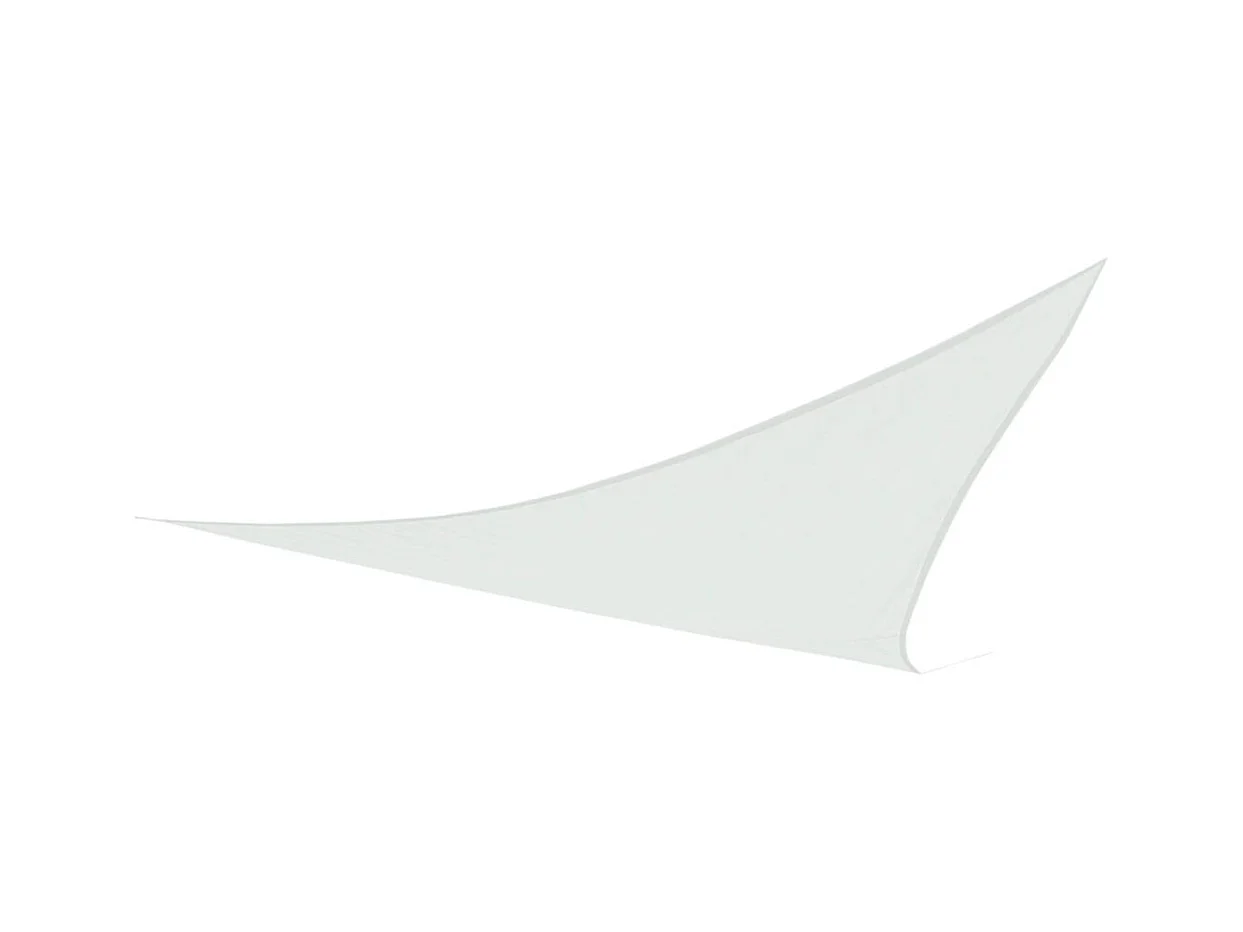 Toldo vela de sombreo Aktive Garden poliéster blanco 5x5x5m