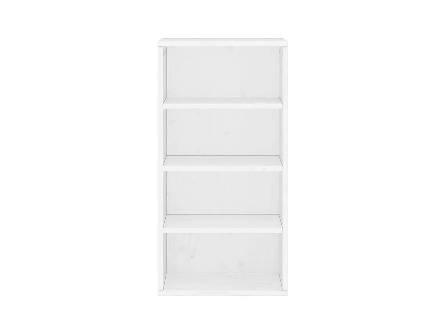 Armoire latérale ODDA blanc 40x24x79 cm bois massif pin