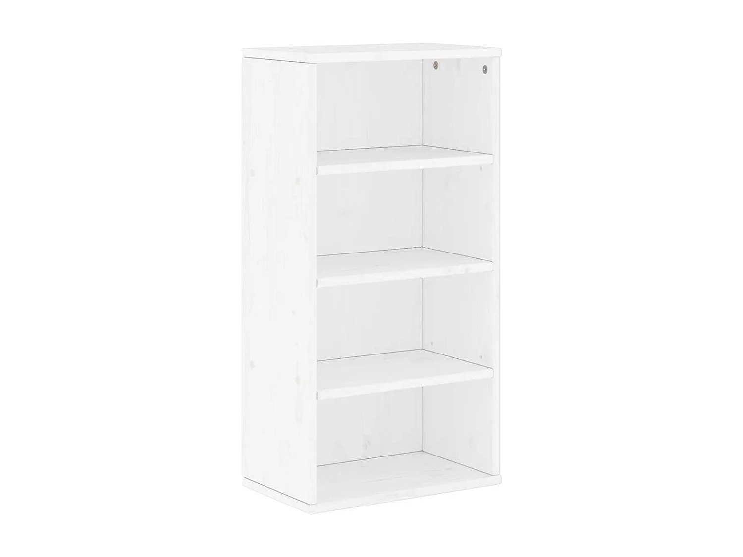 Armoire latérale ODDA blanc 40x24x79 cm bois massif pin