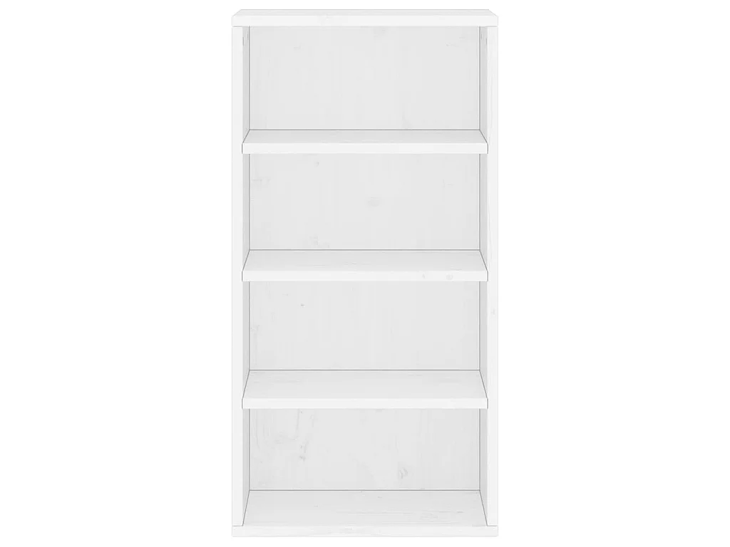 Armoire latérale ODDA blanc 40x24x79 cm bois massif pin