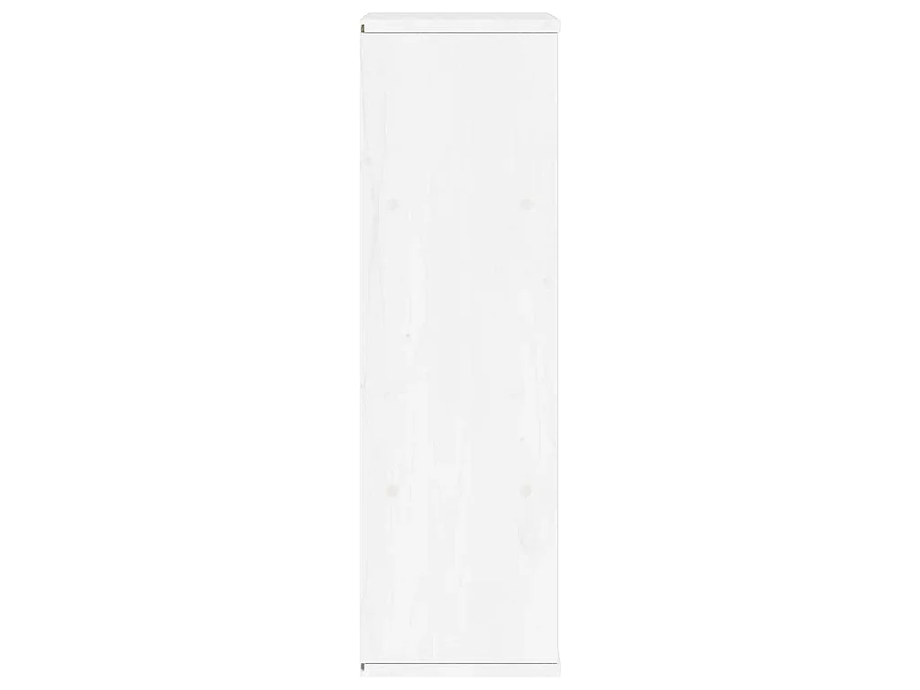 Armoire latérale ODDA blanc 40x24x79 cm bois massif pin