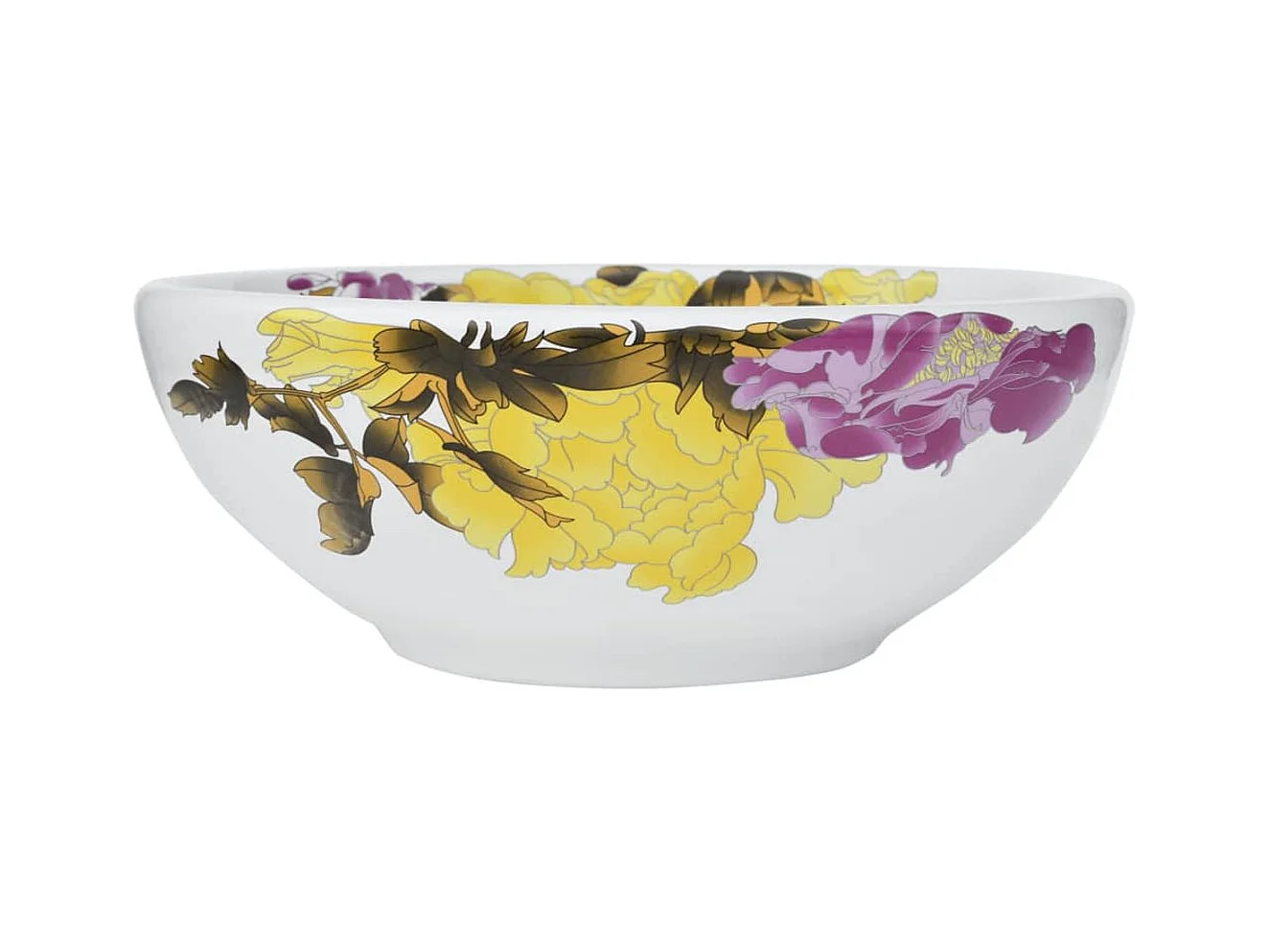 Lavabo sobre encimera Monnet cerámica multicolor Ø41x14 cm