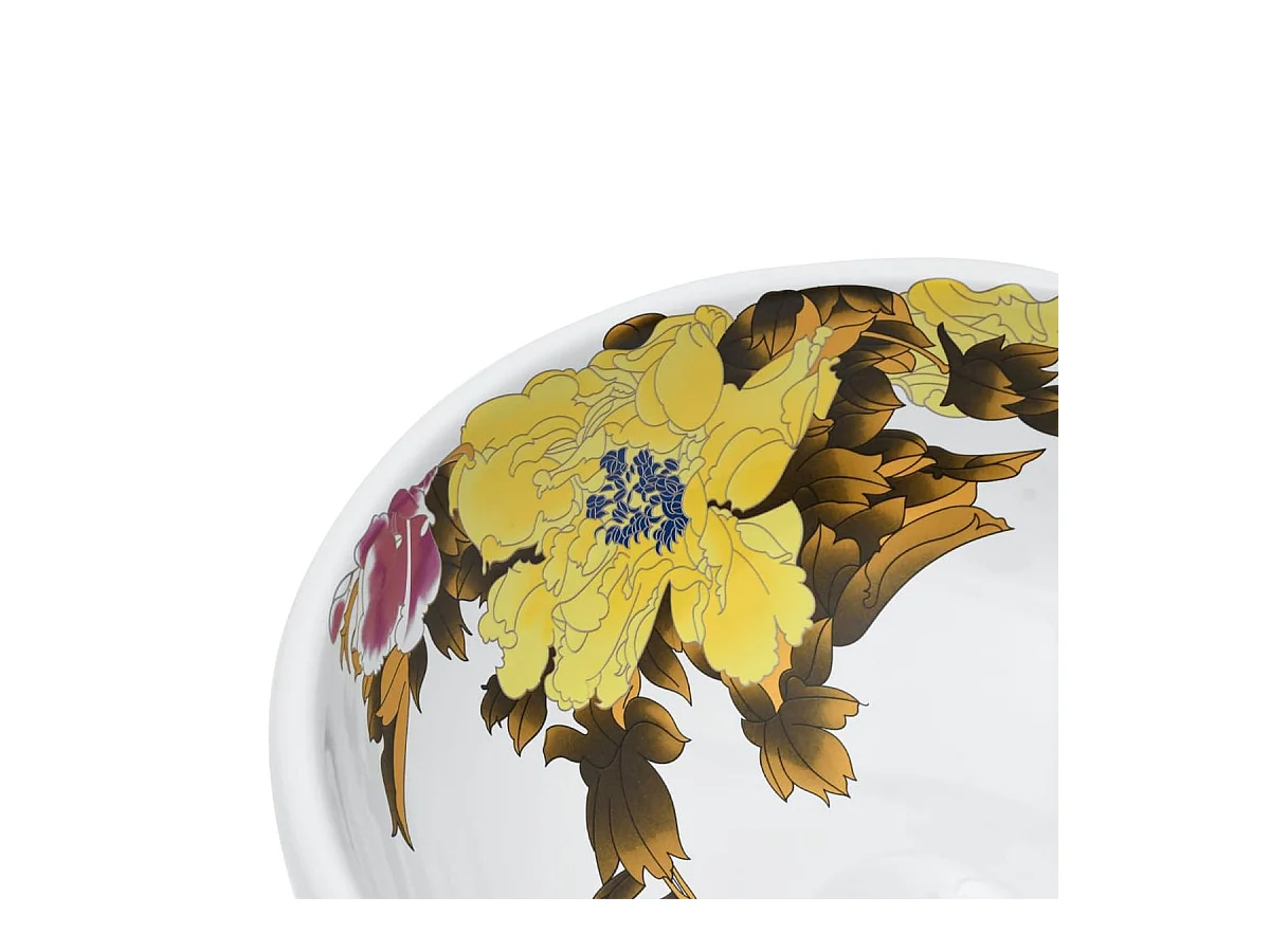 Lavabo sobre encimera Monnet cerámica multicolor Ø41x14 cm