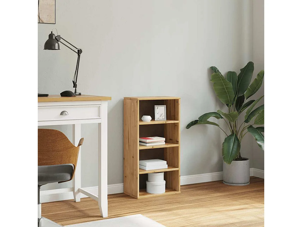 Beistellschrank ODDA 40x24x79 cm Massivholz Kiefer