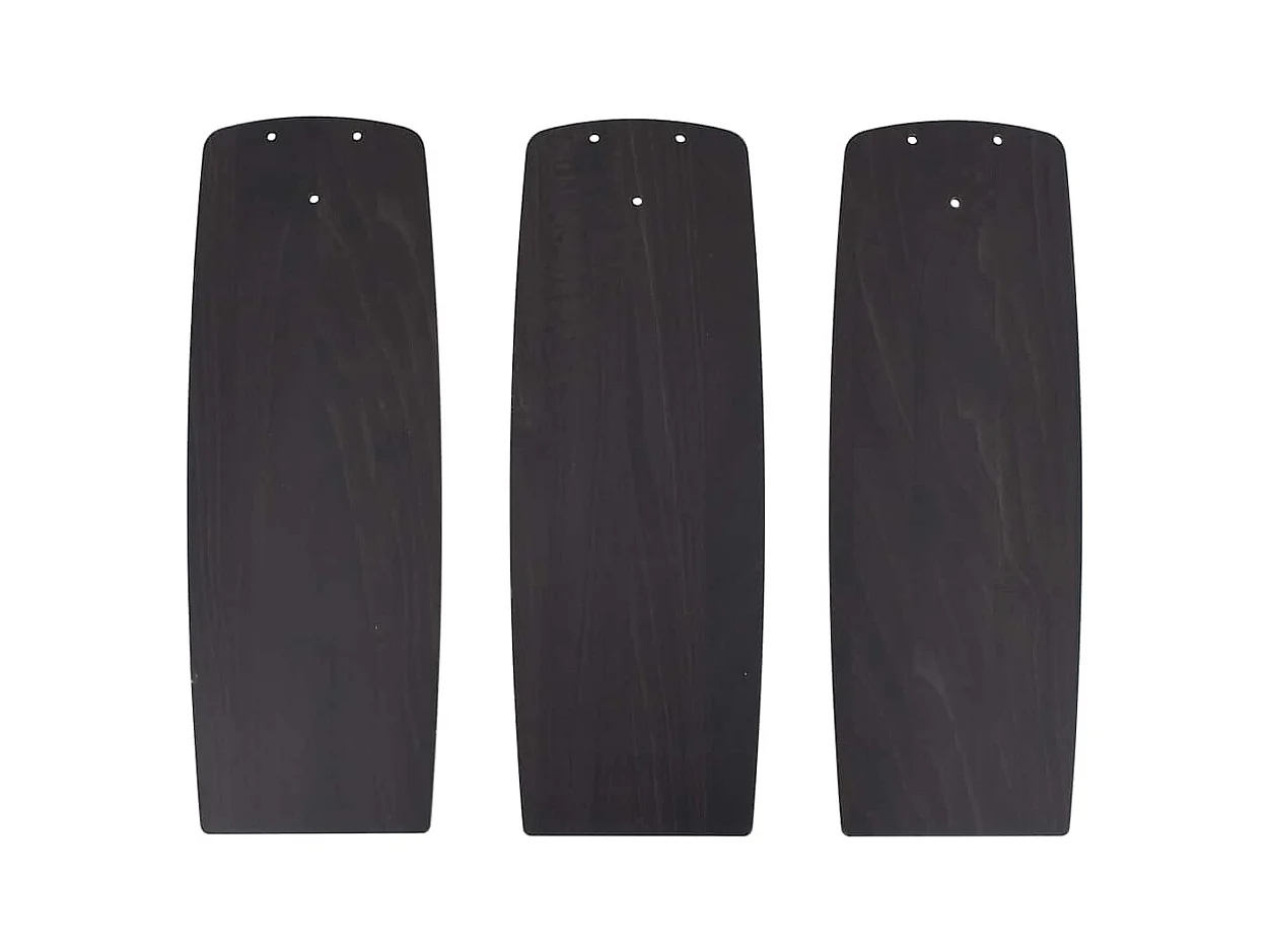 Ventilateur de plafond lampe et télécommande 108cm Marron foncé