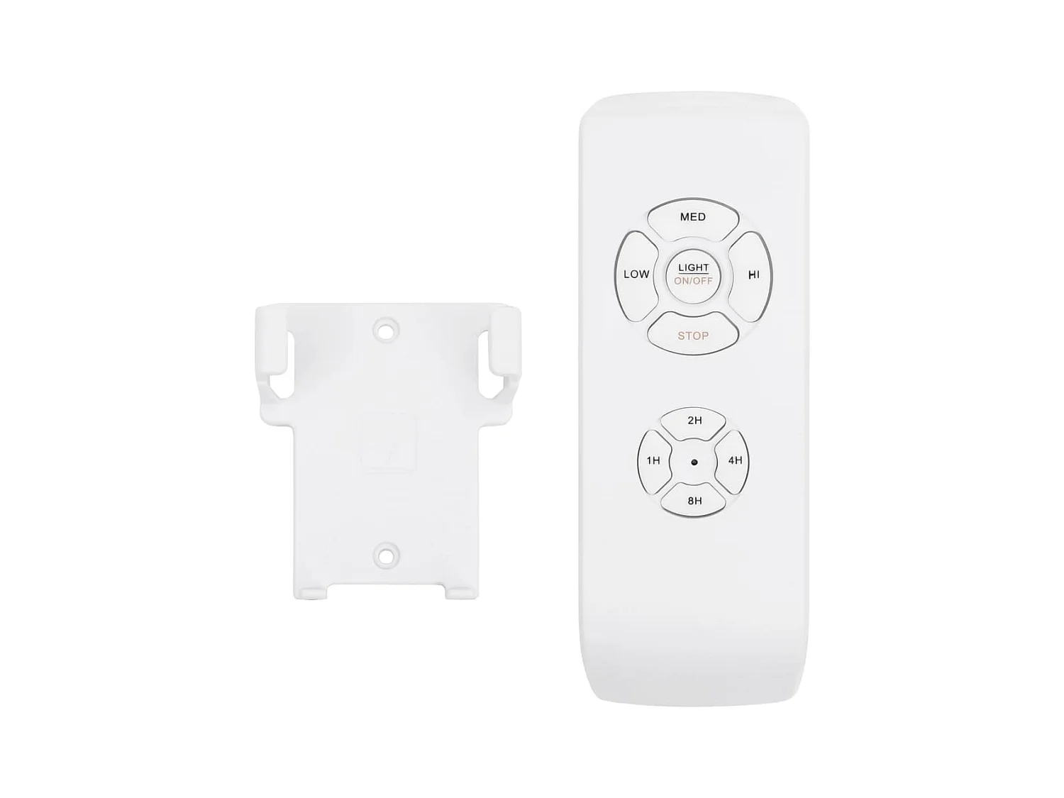 Ventilateur de plafond lampe et télécommande 108cm Marron foncé