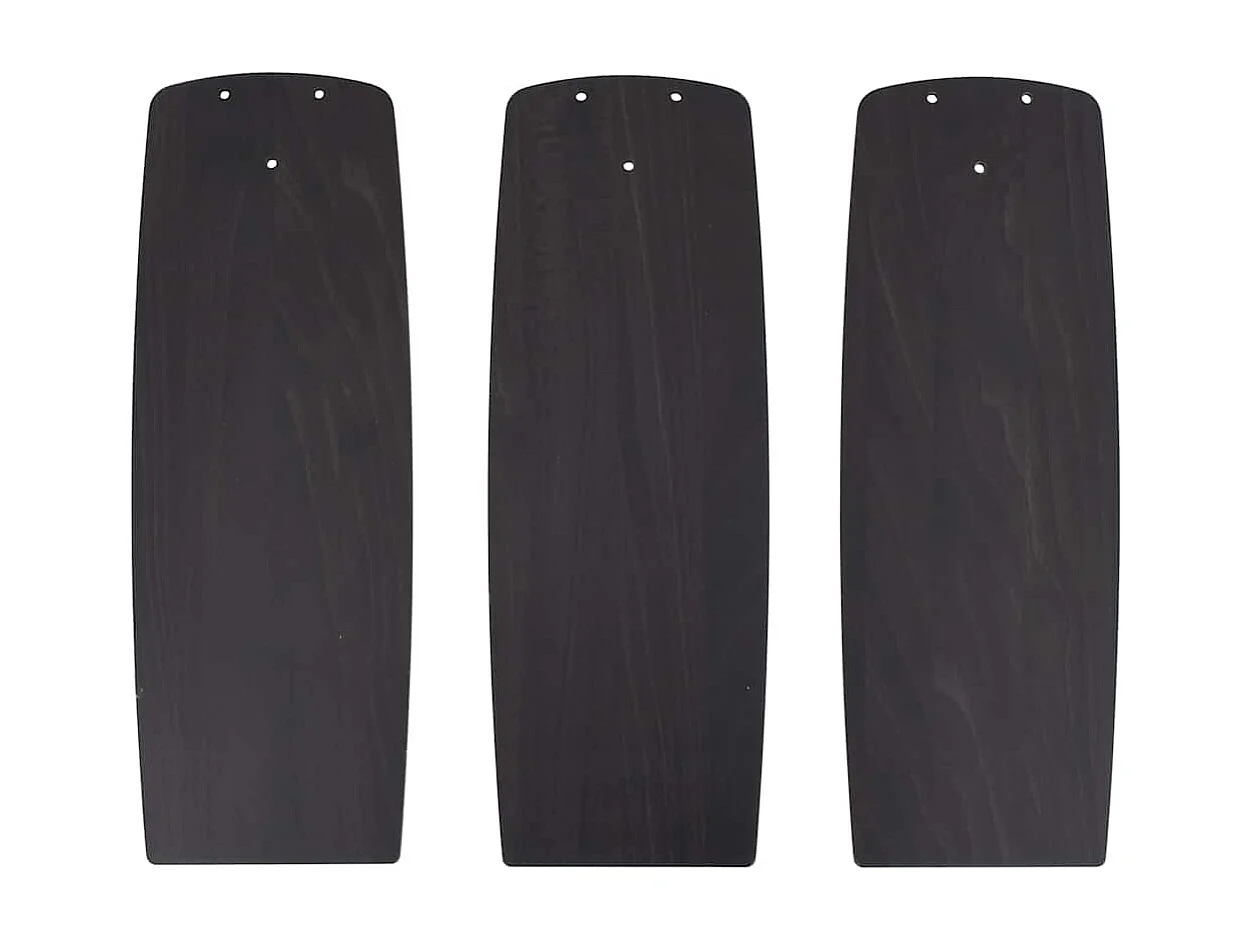 Plafondventilator met lamp afstandsbediening 108 cm donkerbruin