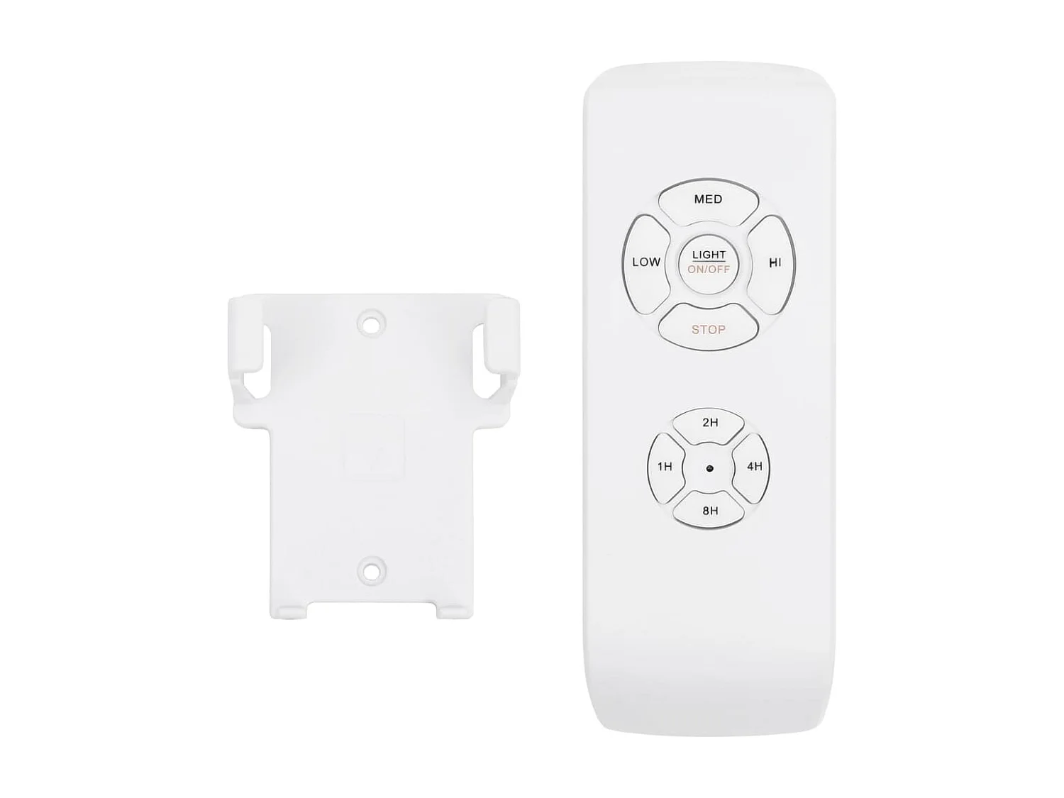 Plafondventilator met lamp afstandsbediening 108 cm donkerbruin