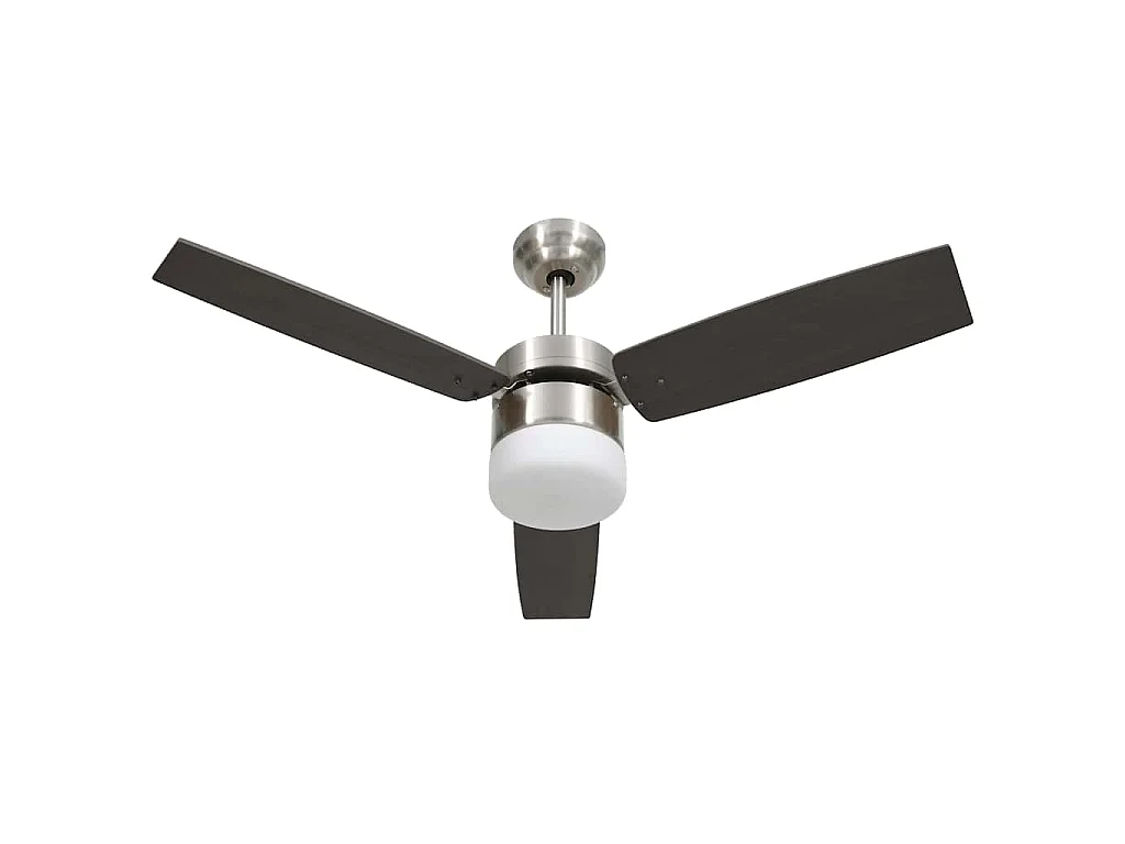 Deckenventilator mit Licht und Fernbedienung 108 cm Dunkelbraun