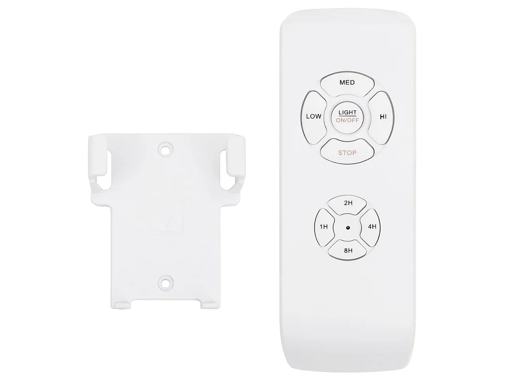 Deckenventilator mit Licht und Fernbedienung 108 cm Dunkelbraun