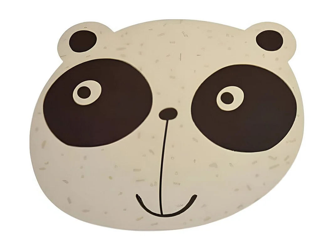 Salvamantel infantil individual Oso panda 40x40 cm