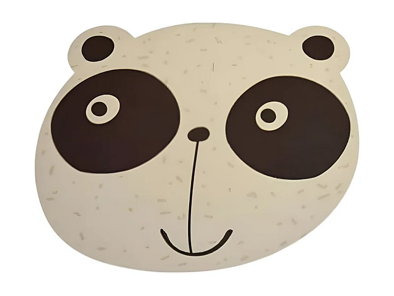 Salvamantel infantil individual Oso panda 40x40 cm