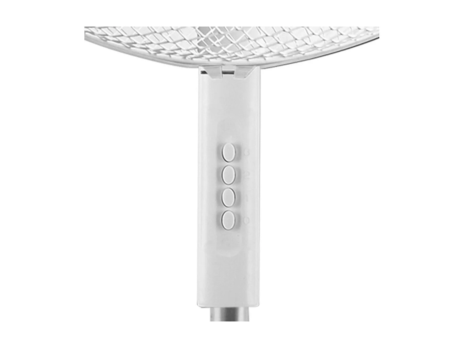 Ventilador de pie Emerio FN114204 45W 3 velocidades oscilante blanco Ø44 cm