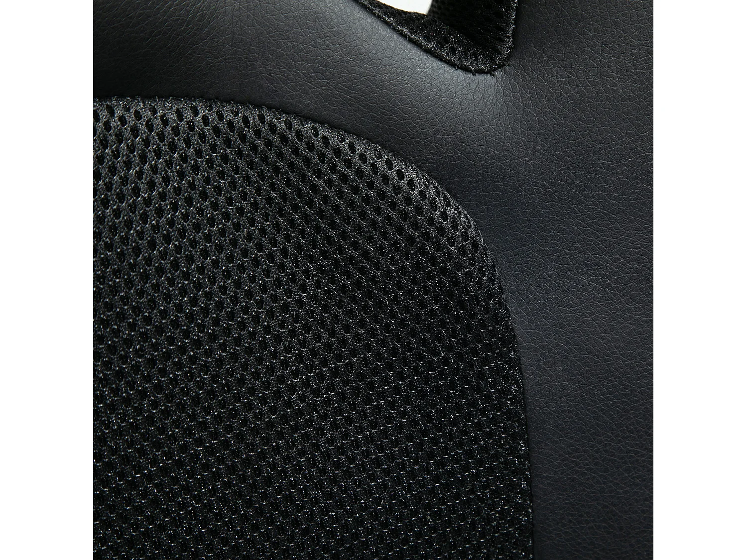 Poltrona ufficio gaming regolabile in pu nero