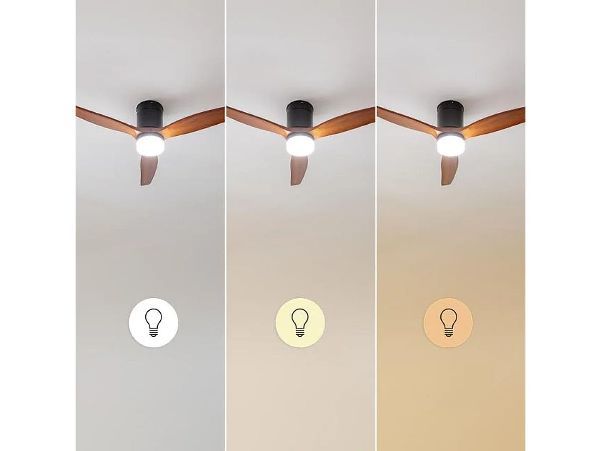 Ventilador de techo Cecotec EnergySilence Aero 5600 Classic 40W 3 aspas 6 velocidades negro Ø132 cm