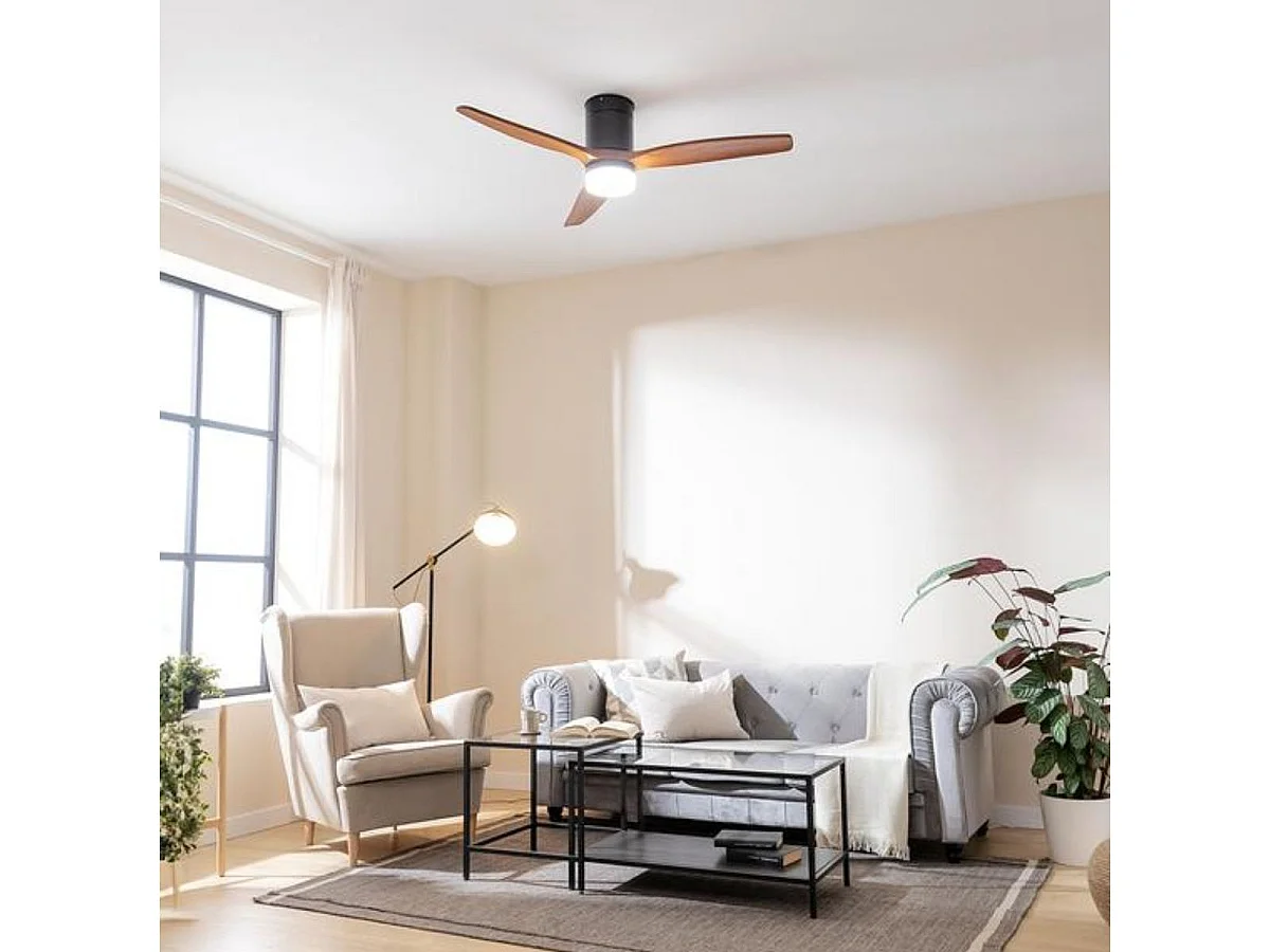 Ventilador de techo Cecotec EnergySilence Aero 5600 Classic 40W 3 aspas 6 velocidades negro Ø132 cm