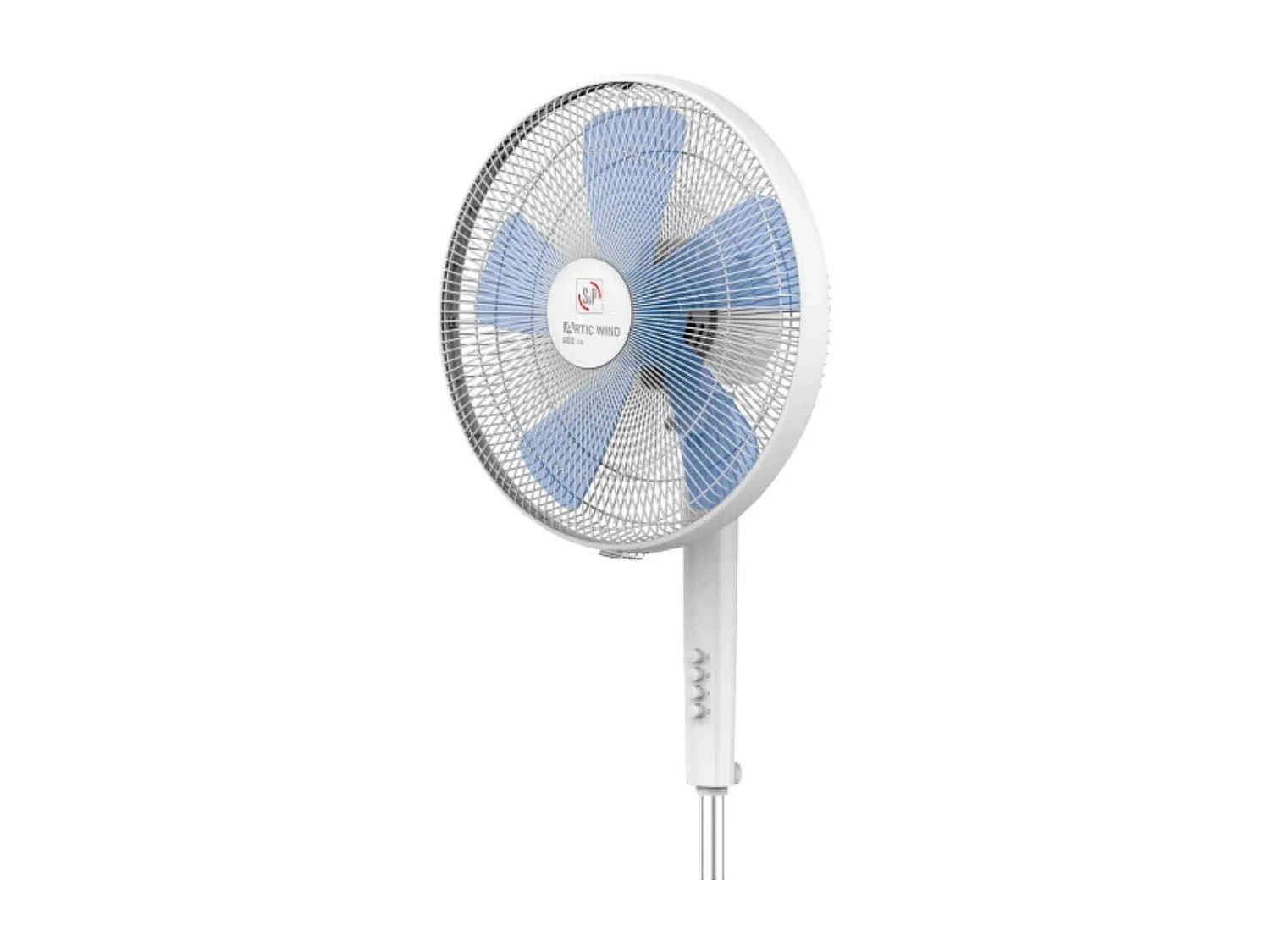 Ventilador de pie S&P Artic Wind 400CN 55W 5 aspas 3 velocidades blanco Ø40 cm