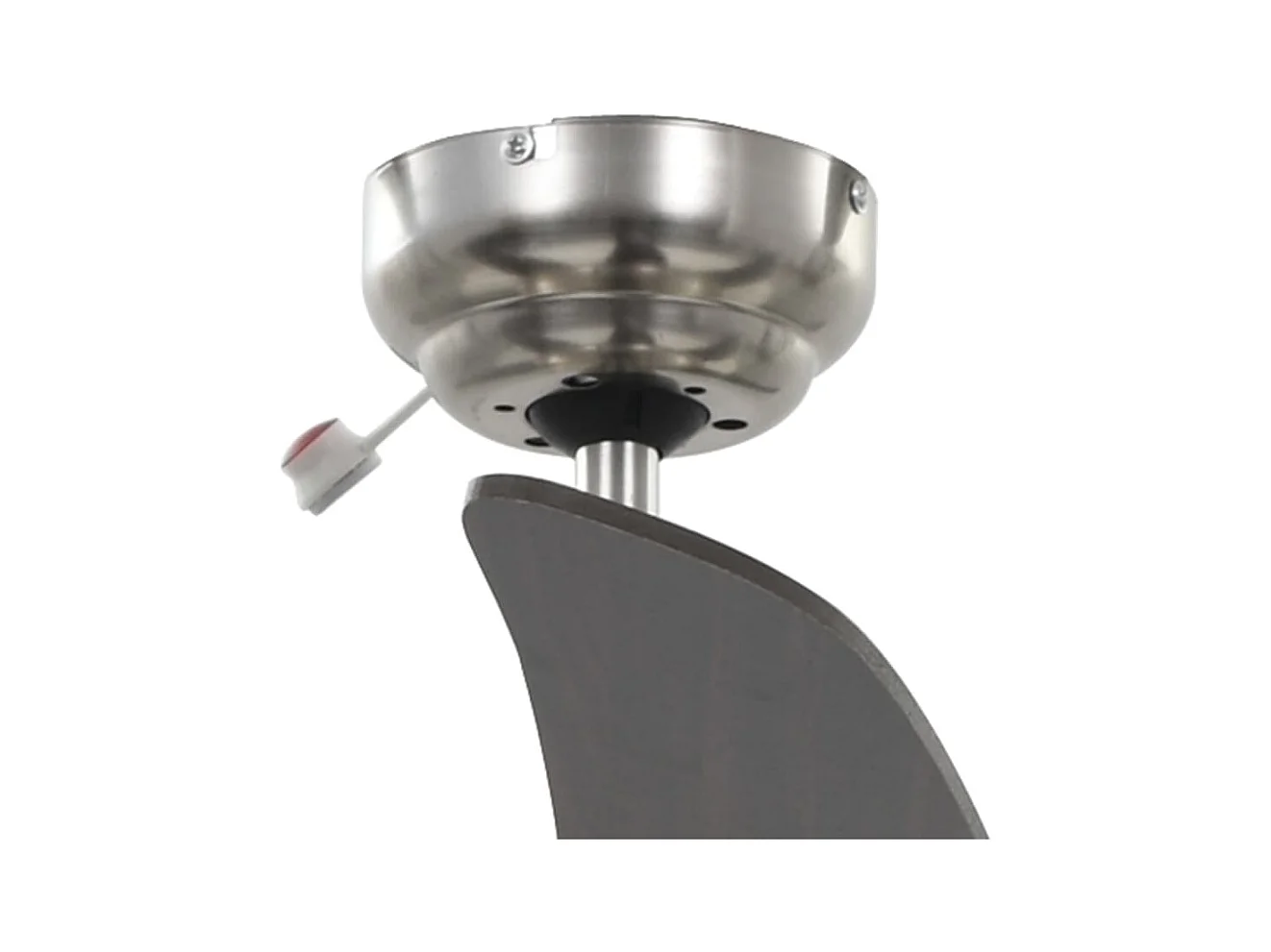 Ventilateur de plafond orné avec lampe 128 cm Marron