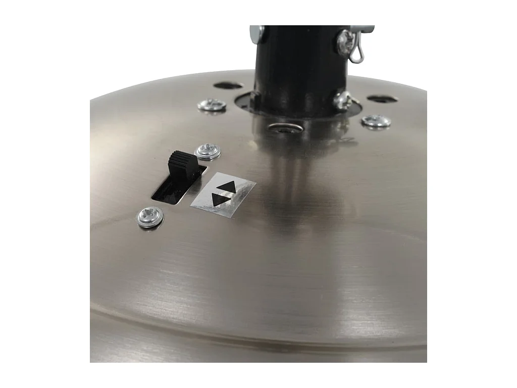 Ventilateur de plafond orné avec lampe 128 cm Marron