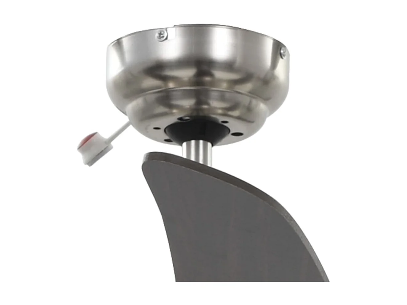 Ventilateur de plafond orné avec lampe 128 cm Marron