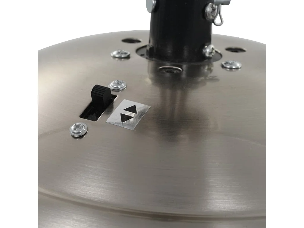 Ventilateur de plafond orné avec lampe 128 cm Marron