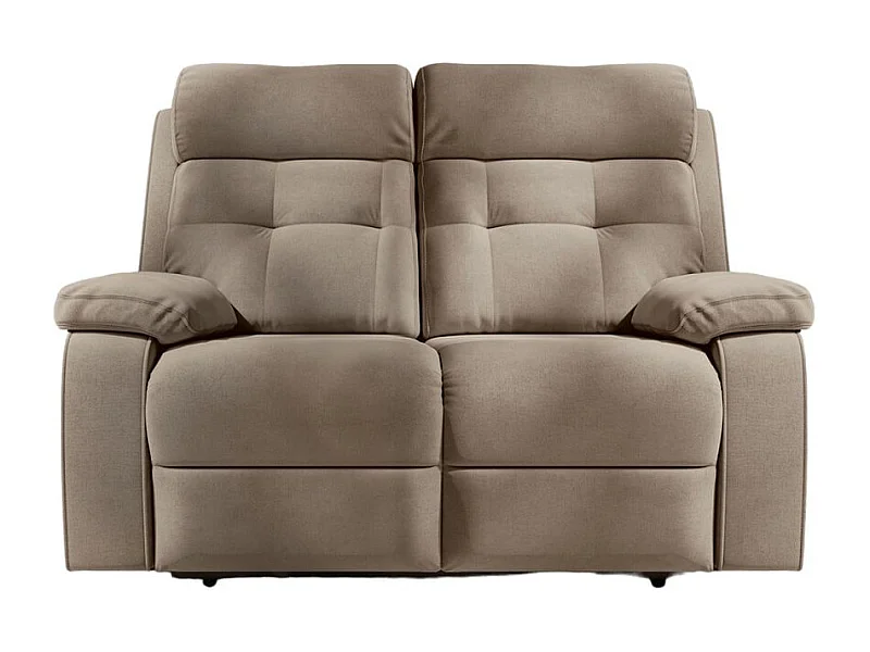 Sofá Turín 2 plazas gris 105x146x95 cm