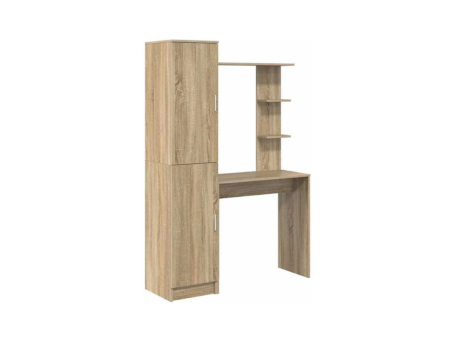 Bureau met opbergruimte 2 pcs Sonoma Eiken 78.5 x 37 x 154.5 cm