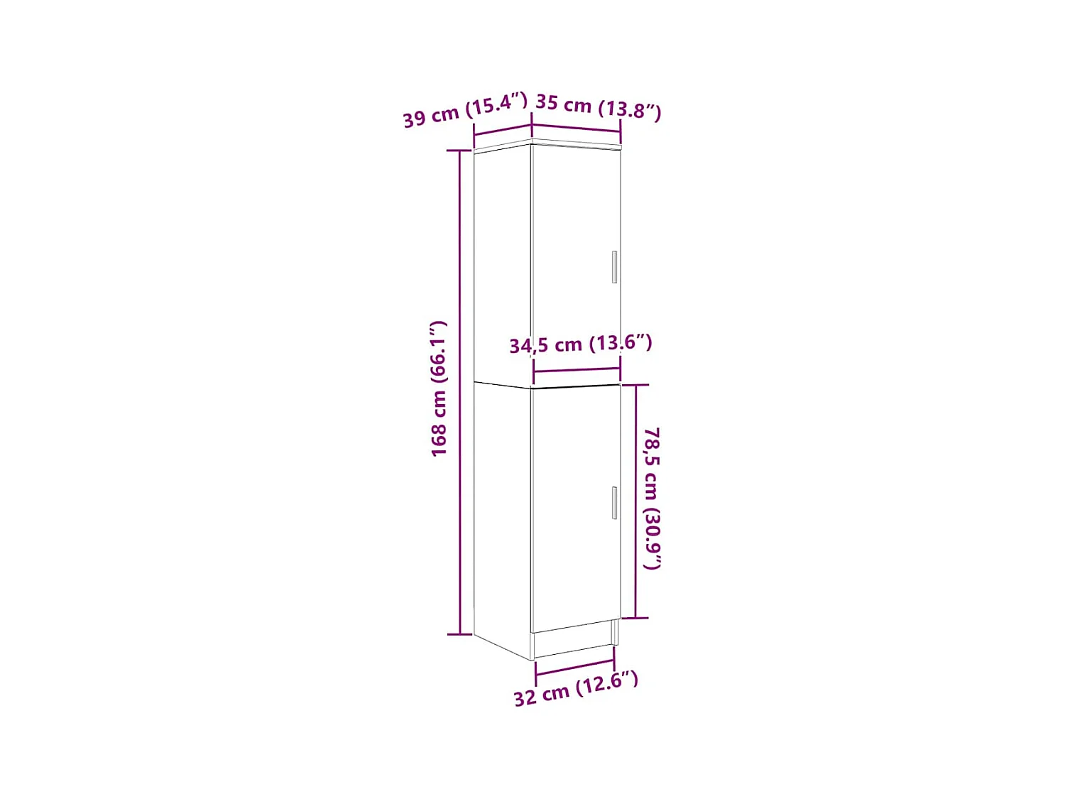 Bureau avec rangement 2 pcs Chêne Sonoma 78.5 x 37 x 154.5 cm