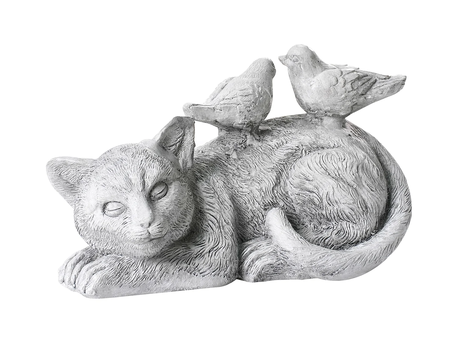 Statue de jardin KALELA Chat Gris