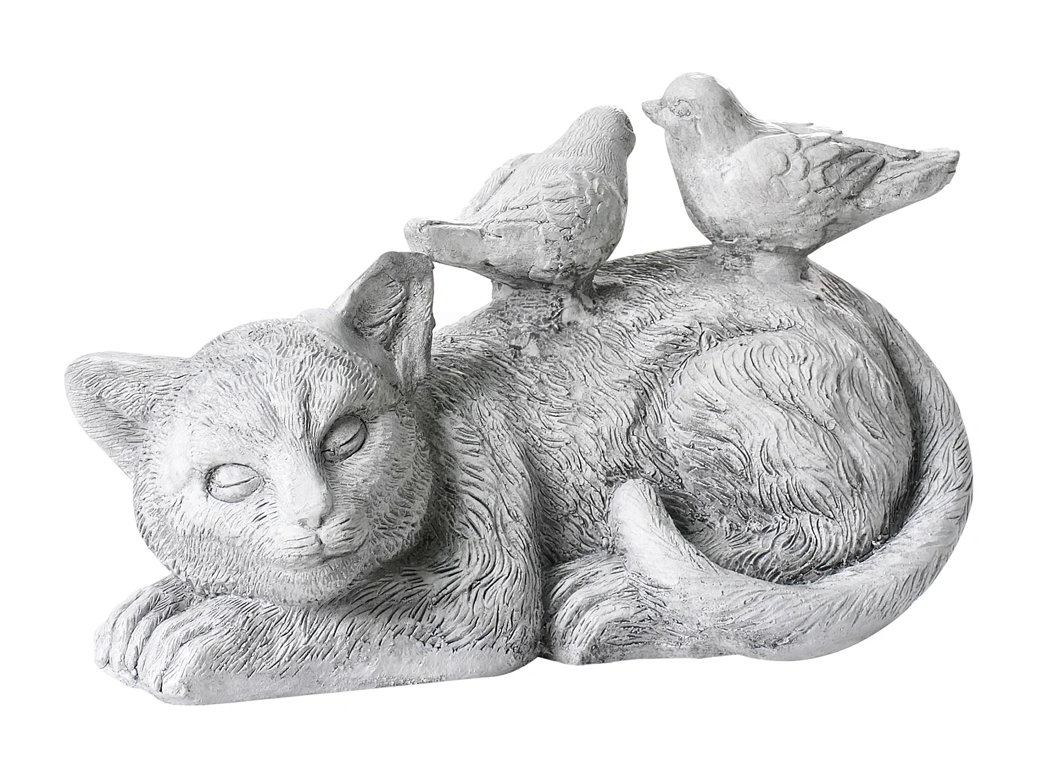 Statue de jardin KALELA Chat Gris