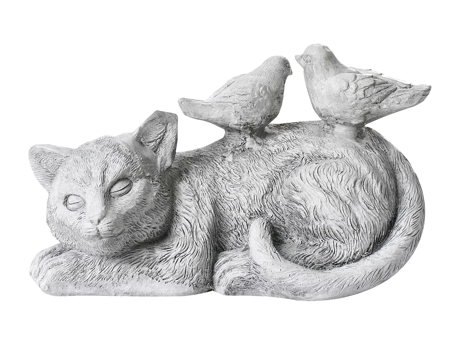 Statue de jardin KALELA Chat Gris