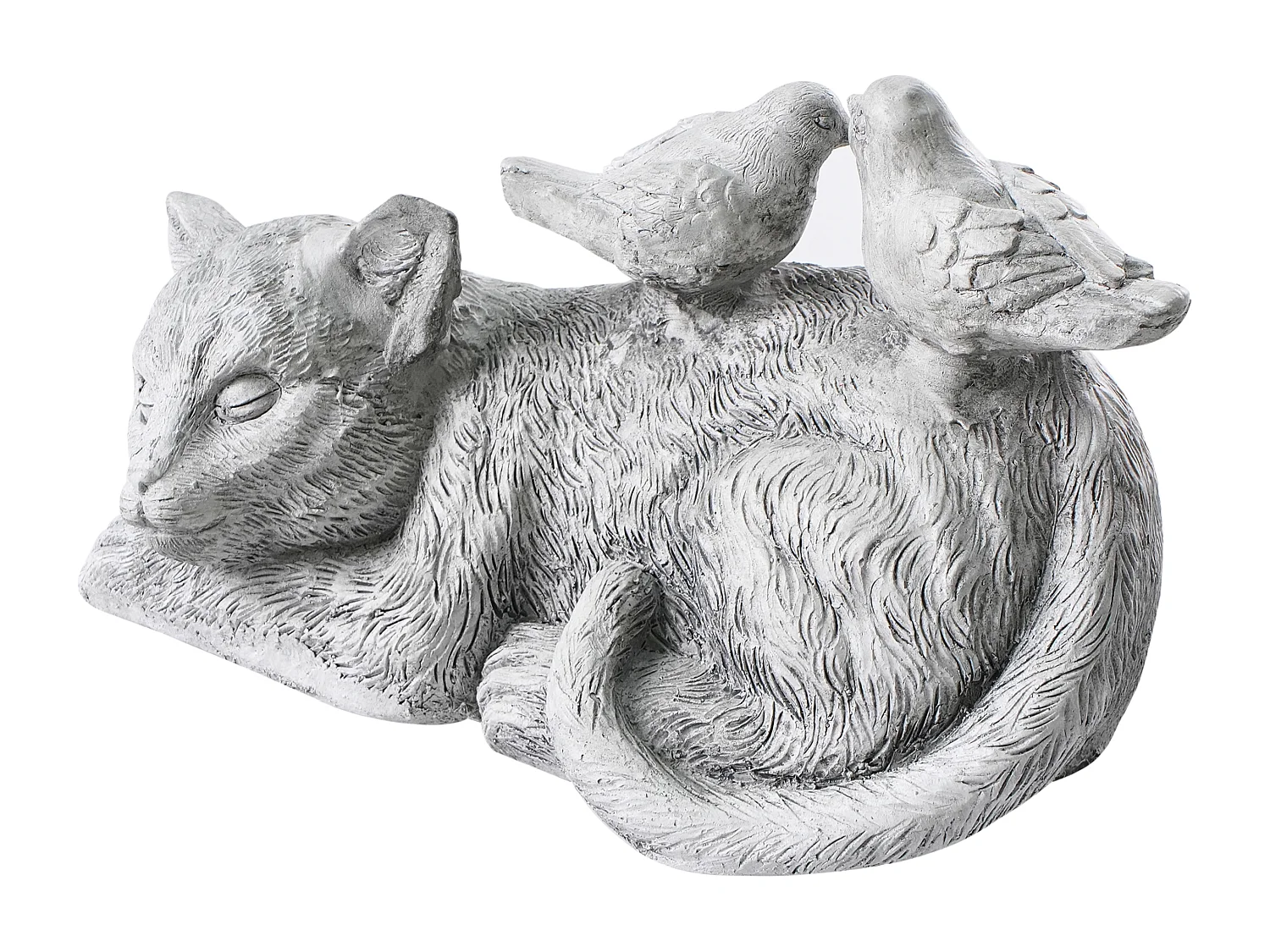 Statue de jardin KALELA Chat Gris