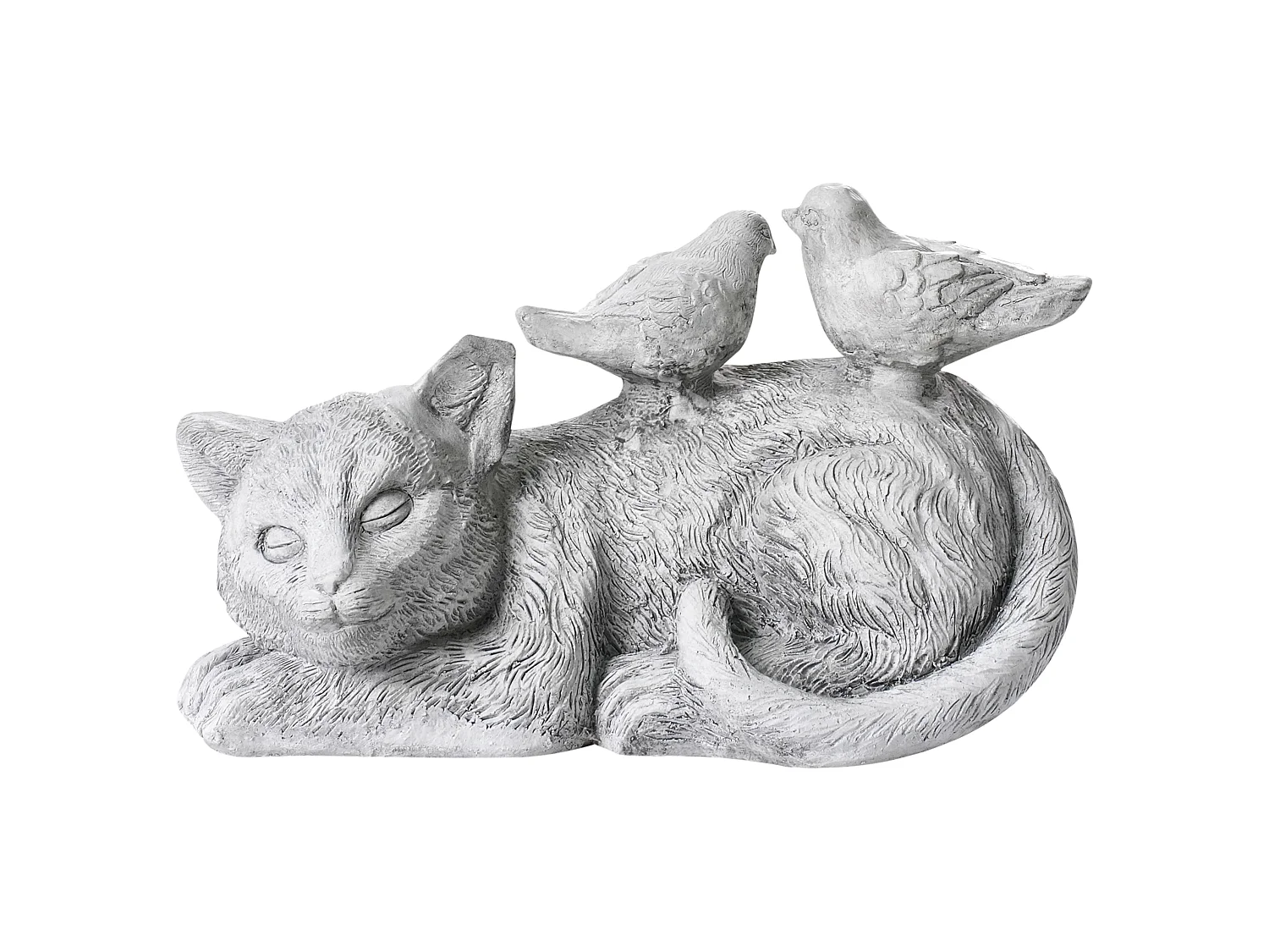 Sculpture de jardin KALELA Chat Gris