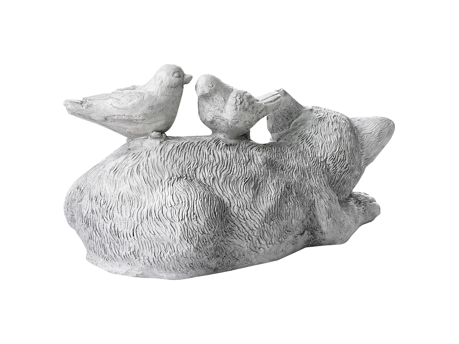 Sculpture de jardin KALELA Chat Gris